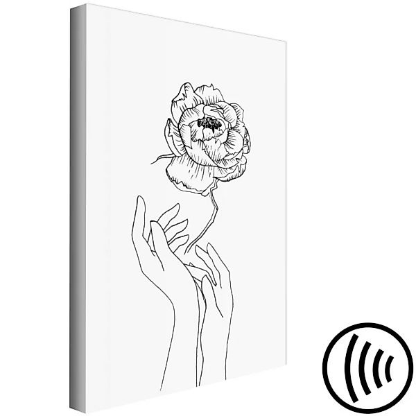 Wandbild Delicate Flower (1 Part) Vertical XXL günstig online kaufen
