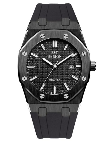 S&T Design Quarzuhr Herren Uhr Edelstahl günstig online kaufen