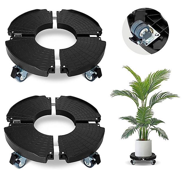 NUODWELL Pflanzenroller Pflanzenroller, Blumenroller Ø 40-57 cm, Rollbrett günstig online kaufen