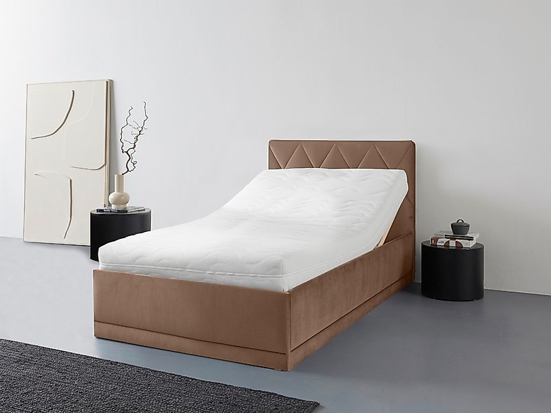 Westfalia Schlafkomfort Polsterbett "Adamas" auch mit Bettkasten, Knopfheft günstig online kaufen