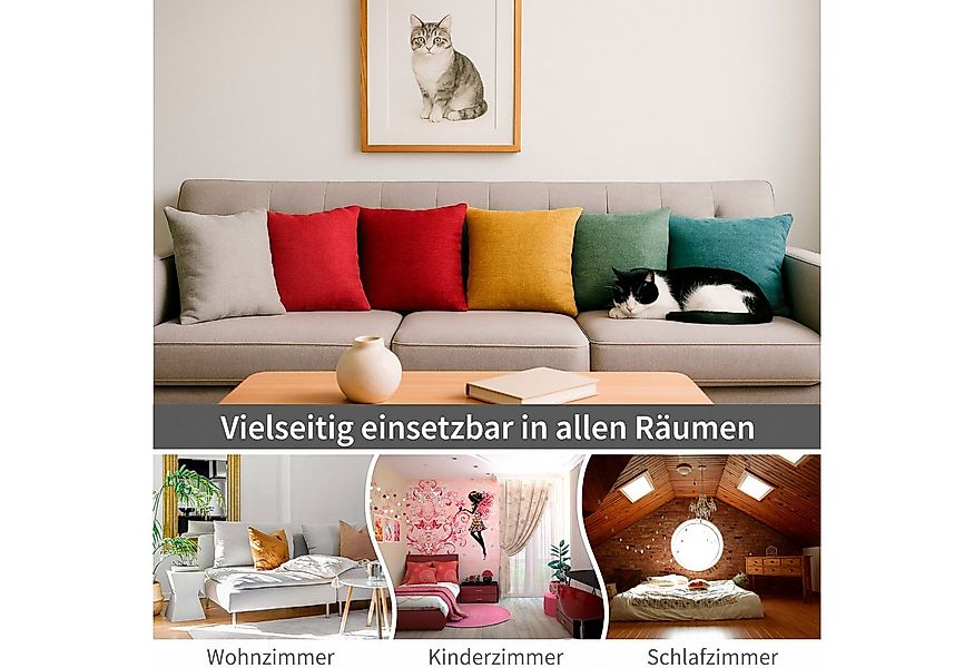 matches21 HOME & HOBBY Kissenbezüge 2er Set Kissenhüllen 45x45 cm grün meli günstig online kaufen