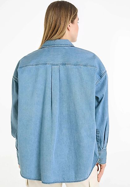 Tommy Jeans Curve Blusentop "TJW DENIM OVERSHIRT EXT" günstig online kaufen
