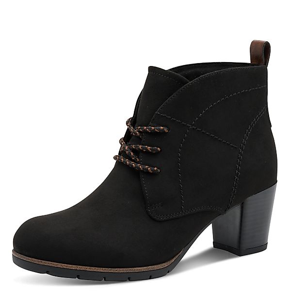 MARCO TOZZI Schnürstiefelette, Blockabsatz, Ankleboots, Schnürboots mit Zie günstig online kaufen