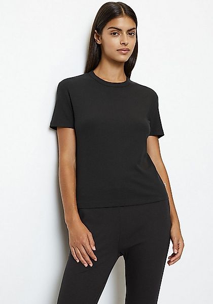 Marc O'Polo Kurzarmshirt Modern Move mit gerippter Struktur günstig online kaufen