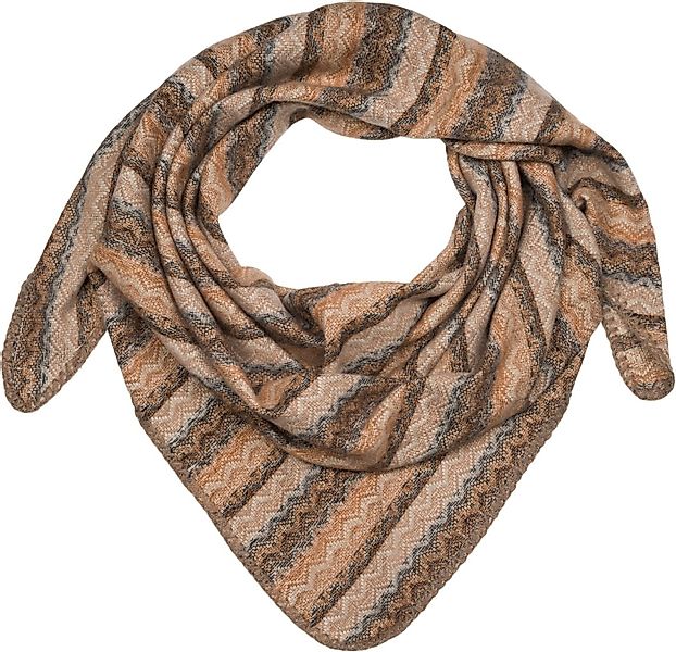 styleBREAKER XXL-Schal Dreieckstuch Zick-Zack Webmuster, (1-St) günstig online kaufen