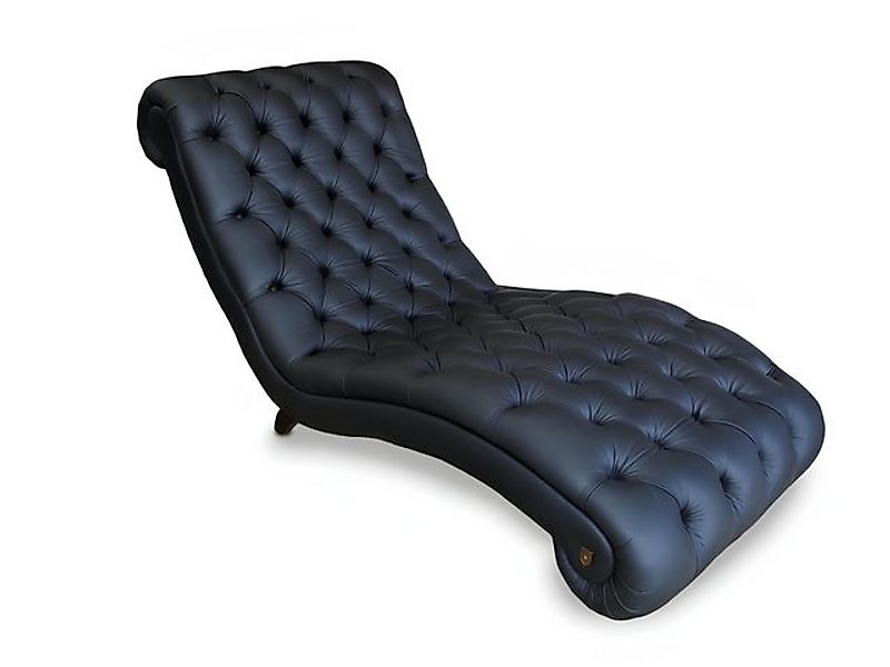 JVmoebel Chaiselongue Chesterfield Liege Chaiselongues Couch Sofa Ledersofa günstig online kaufen