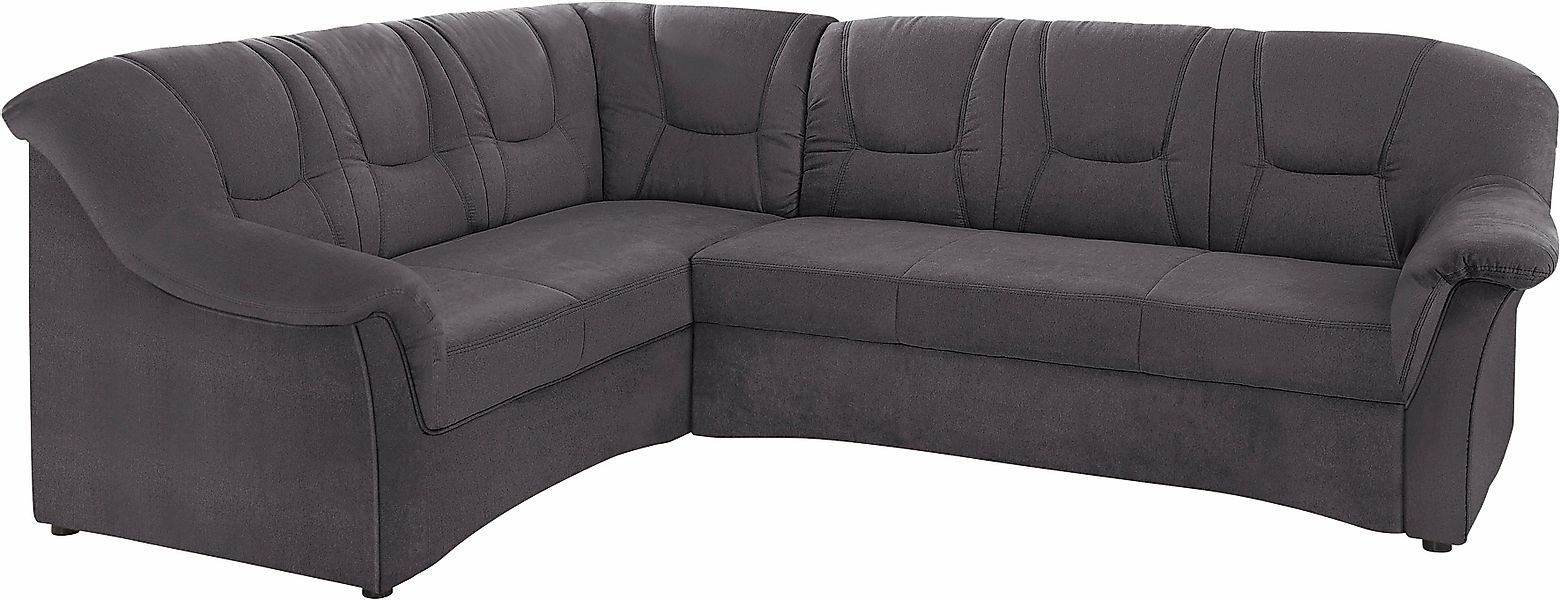 DOMO collection Ecksofa »Sarafina zeitlos&bequem, optional mit Federkern, B günstig online kaufen