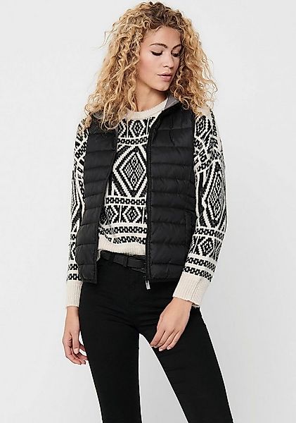 ONLY Steppweste ONLNEWTAHOE HOOD WAISTCOAT OTW NOOS mit Kapuze günstig online kaufen