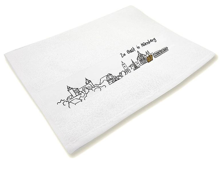 die Stadtmeister Gästehandtücher Skyline Nürnberg günstig online kaufen