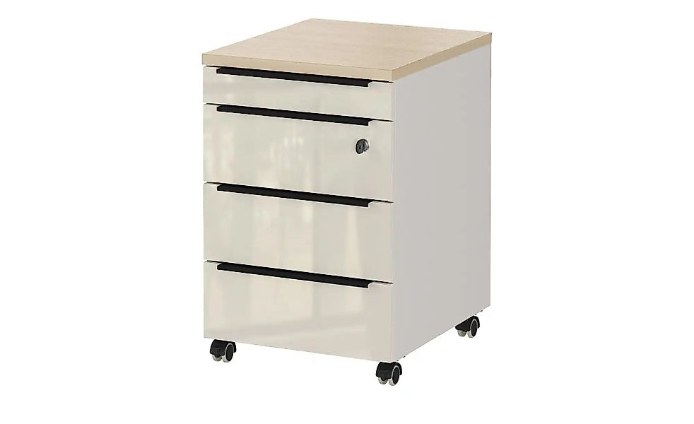 Rollcontainer  Arlau ¦ beige ¦ Maße (cm): B: 42 H: 63 T: 60.0 Schränke > Co günstig online kaufen