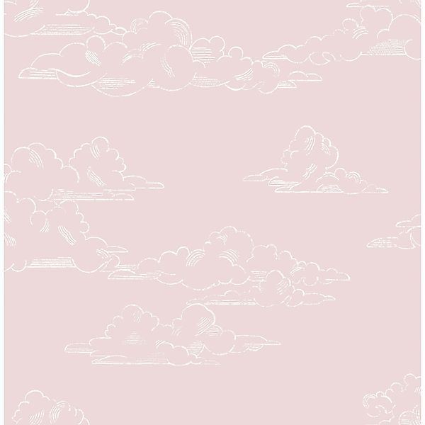 Vliestapete Superfresco Easy  Vintage Wolken Rosa günstig online kaufen