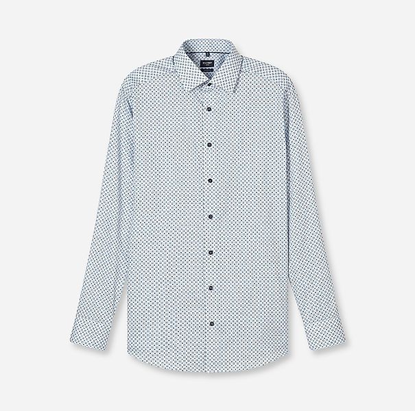 OLYMP Langarmhemd Luxor Businesshemd, modischer Druck, modern fit, New-Kent günstig online kaufen