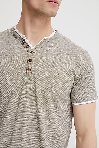 !Solid Rundhalsshirt SDDigos T-Shirt mit Knopfleiste günstig online kaufen