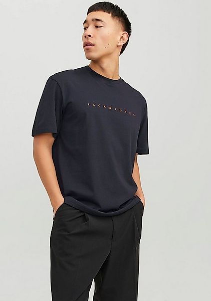 Jack & Jones Rundhalsshirt JJESTAR mit Pigmentprint und Baumwollgefühl mit günstig online kaufen
