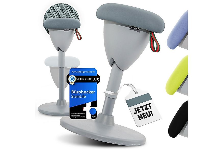 Steinlife Arbeitshocker Ergonomisch [TESTSIEGER] Bürohocker Höhenverstellba günstig online kaufen