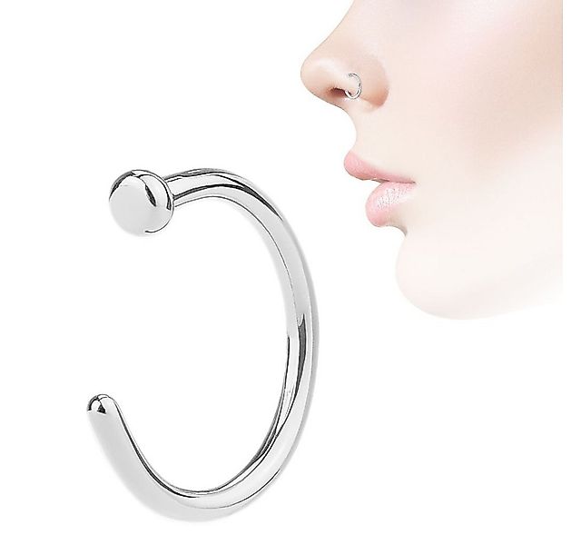 Taffstyle Nasenpiercing Fake Ring Piercing Hoop Septum Lippe Brust Intim, N günstig online kaufen