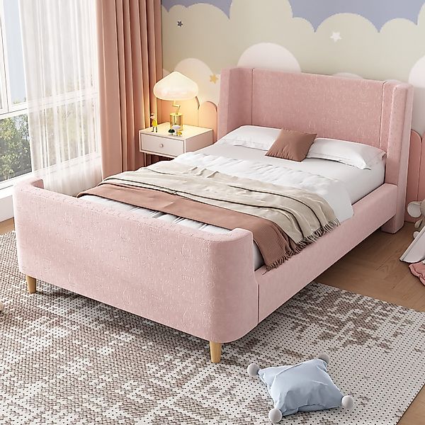 Flieks Polsterbett, Kinderbett Einzelbett 90x200cm mit günstig online kaufen