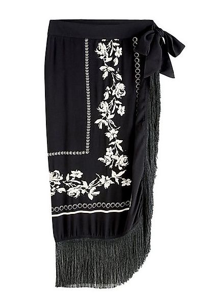 Rockett St George Strandrock Rockett St George bestickter Sarong mit Franse günstig online kaufen