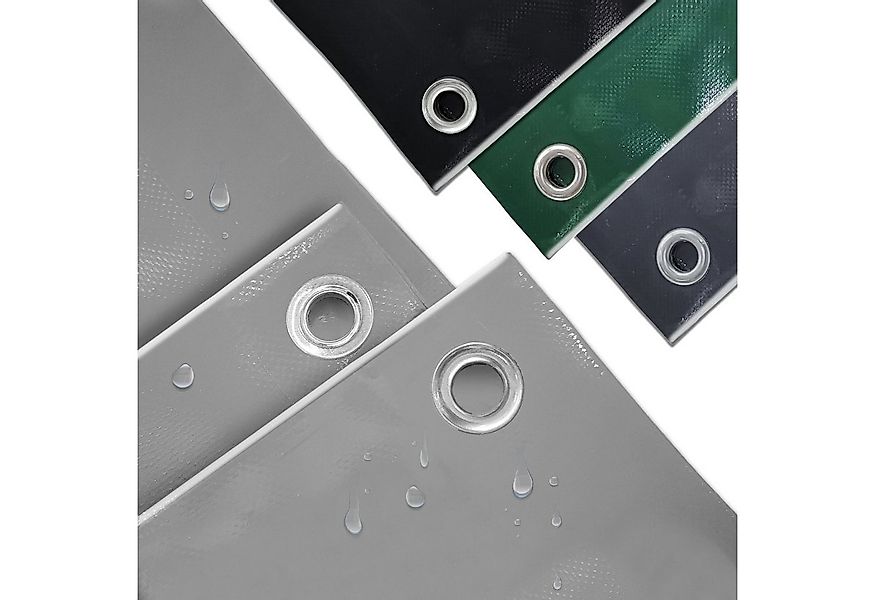 VENDOMNIA Schutzplane Abdeckplane mit Ösen - aus PVC, 650g/m2 (Größenwahl, günstig online kaufen