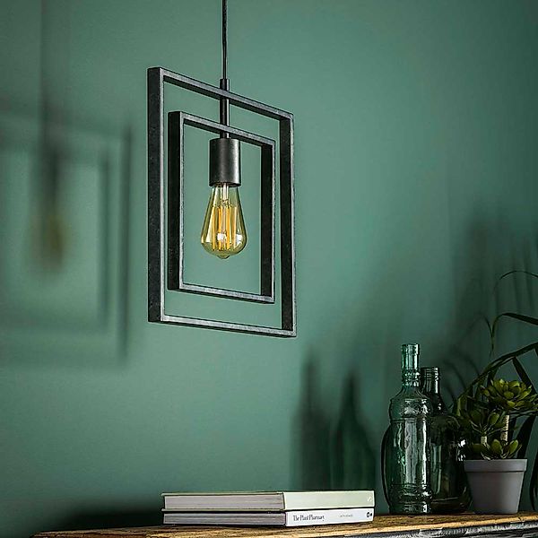 Design Hängeleuchte aus Metall Industry Stil günstig online kaufen