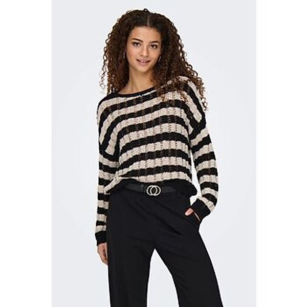 Only  Pullover 15339536 CAPRI LS O-NECK-BLACK/PUMICE STONE günstig online kaufen