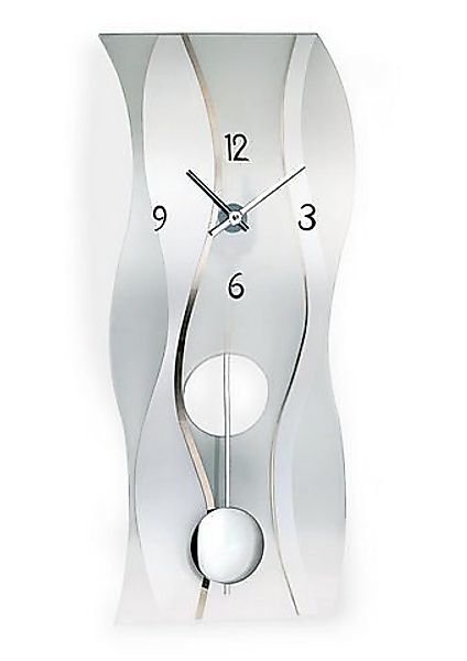 AMS Pendelwanduhr W7246 (Quarzuhr,Mineralglasgehäuse,Esszimmer,Wohnzimmer,M günstig online kaufen