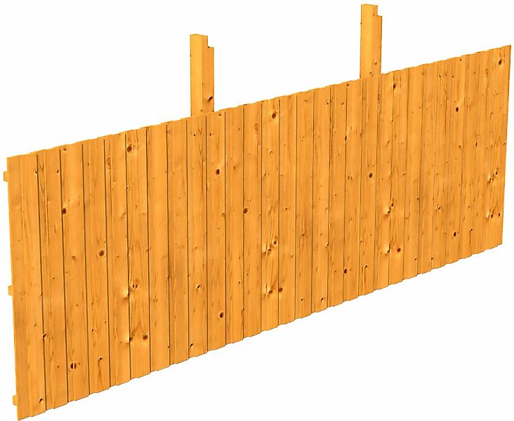 Skan Holz Rückwand Deckelschalung 550 x 180 cm Fichte Eiche hell günstig online kaufen