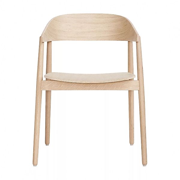 Andersen Furniture - AC2 Armlehnstuhl - eiche/geseift/BxHxT 58x74x53cm günstig online kaufen