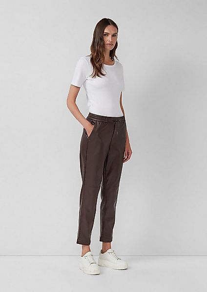 s.Oliver 7/8-Hose Hose Weiche 7/8-Hose aus Kunstleder günstig online kaufen