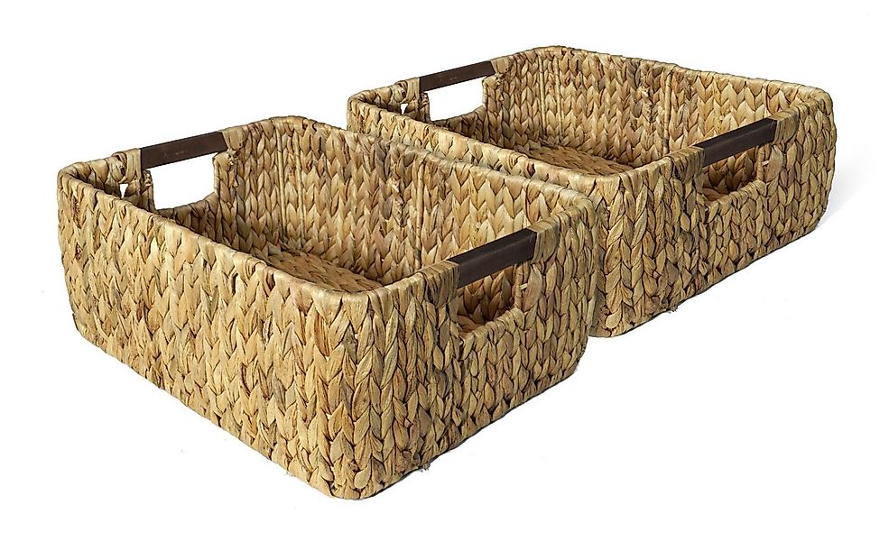 ARTRA Dekokorb Aufbewahrungskorb FABI S 2er Set 34/23/14 Wasserhyazinthe Re günstig online kaufen