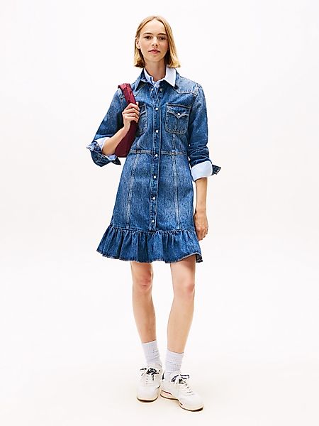 Tommy Jeans Jeanskleid WESTERN DENIM DRESS günstig online kaufen