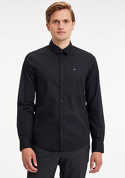 Calvin Klein Langarmhemd SLIM FIT STRETCH günstig online kaufen