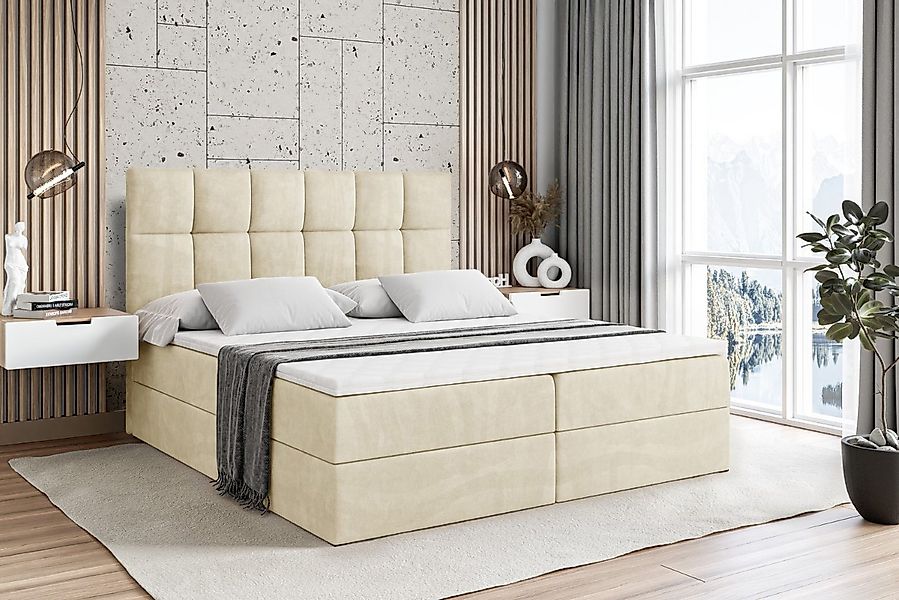ALTDECOR Boxbett RICAR (Multipocket-Matratze H4. H3 Matratze Bonellfederung günstig online kaufen