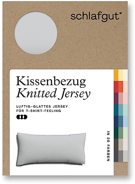 Schlafgut Kissenbezug Knitted Jersey aus Bio-Baumwolle günstig online kaufen