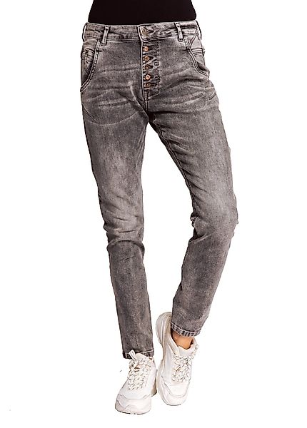 Zhrill Mom-Jeans Boyfriend Jeans AMY Grey günstig online kaufen