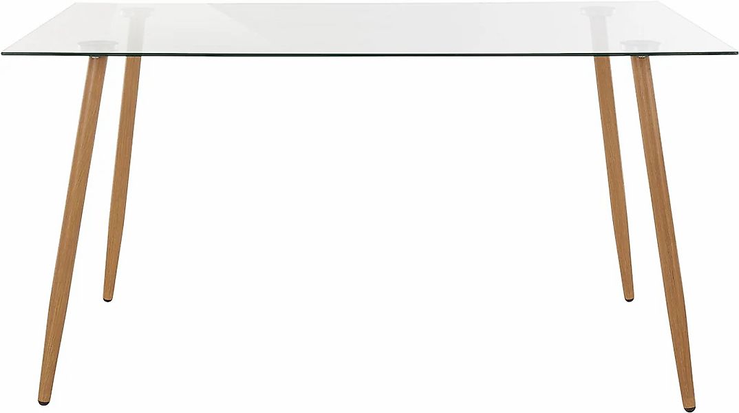 OTTO home Glastisch "Miller" Breite 140 cm günstig online kaufen