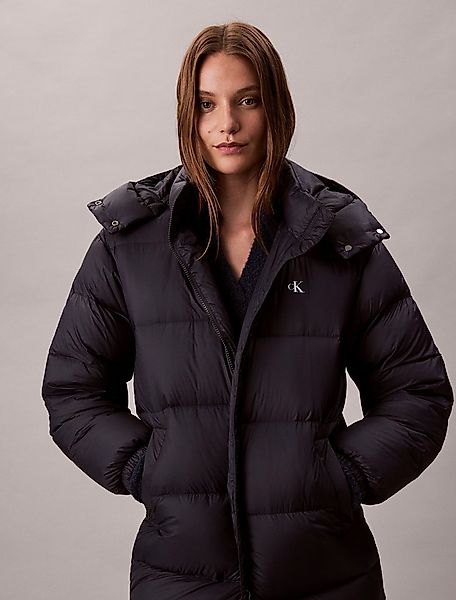 Calvin Klein Jeans Steppmantel ESSENTIAL MIDWEIGHT LONG PUFFER Mit Rundhals günstig online kaufen