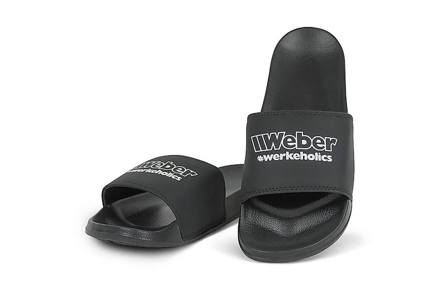 Weber GmbH Weber #Werkeholics Badelatschen schwarz Badeschuh (anatomisches günstig online kaufen