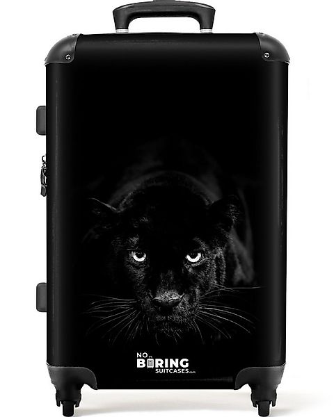 NoBoringSuitcases.com© Hartschalen-Trolley mit leuchtende Räder - Panther - günstig online kaufen