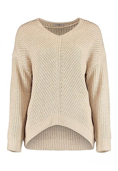 HaILY’S Strickpullover Grobstrick V-Ausschnitt Swaeter Pi44pa günstig online kaufen