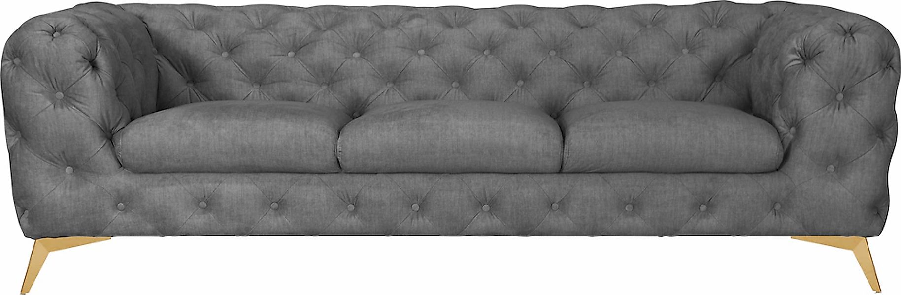 Home affaire Chesterfield-Sofa "Glynis" aufwändige Knopfheftung, moderne Ch günstig online kaufen