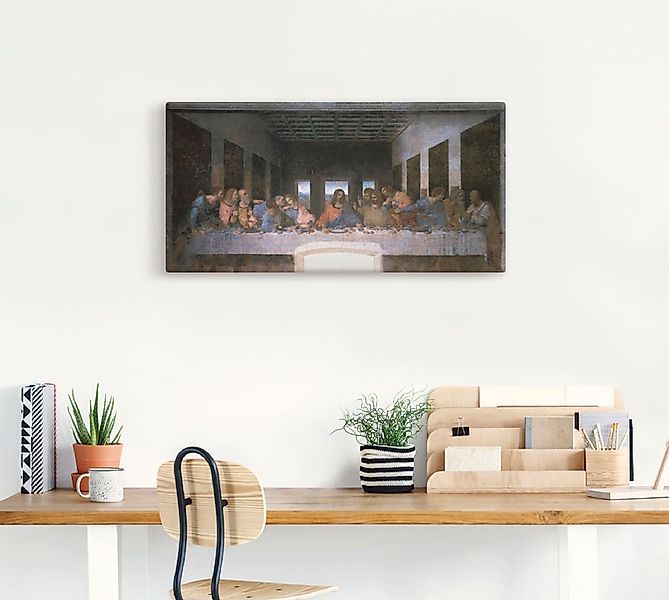 Artland Wandbild »Das letzte Abendmahl«, Religion, (1 St.), als Leinwandbil günstig online kaufen