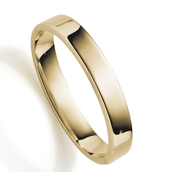 HOPLO Goldarmband Gold Armreif Breite 10,0 mm 585-14 Karat Gelbgold, Made i günstig online kaufen