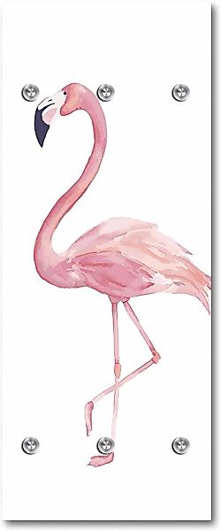 queence Garderobenleiste »Flamingo«, mit 6 Haken, 50 x 120 cm günstig online kaufen