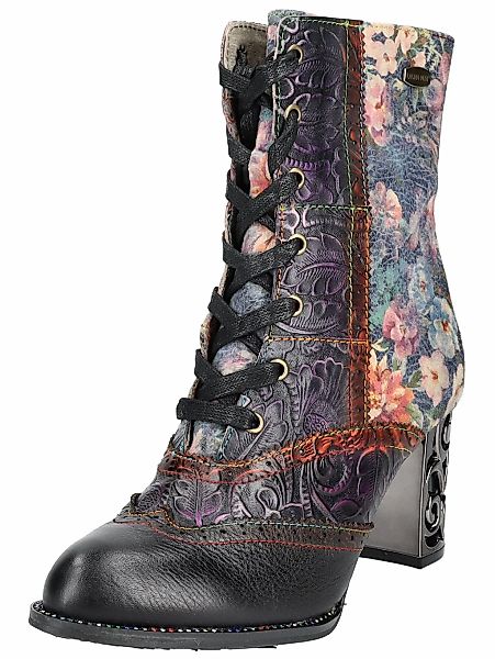 LAURA VITA High-Heel-Stiefelette "LAURA VITA Stiefelette Leder/Textil" günstig online kaufen