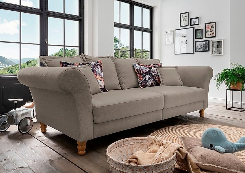 Home affaire Big-Sofa Tassilo Mega Sofa mit viel Platz, bequem durch Kaltsc günstig online kaufen