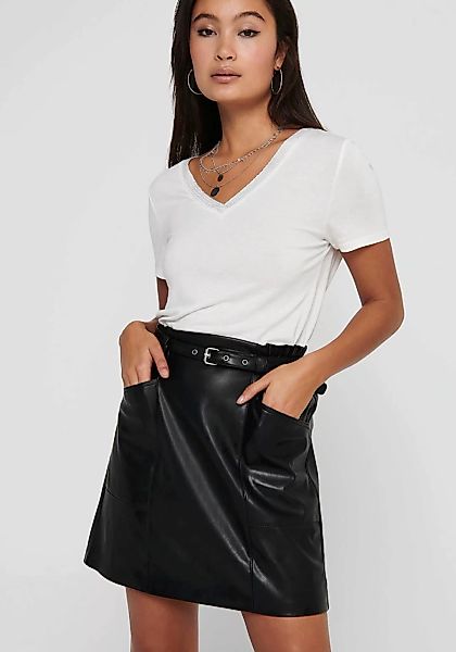 ONLY Lederimitatrock "ONLHEIDI FAUX LEATHER SKIRT OTW NOOS" günstig online kaufen