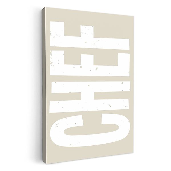 OneMillionCanvasses® Leinwandbild Weiß - Koch - günstig online kaufen