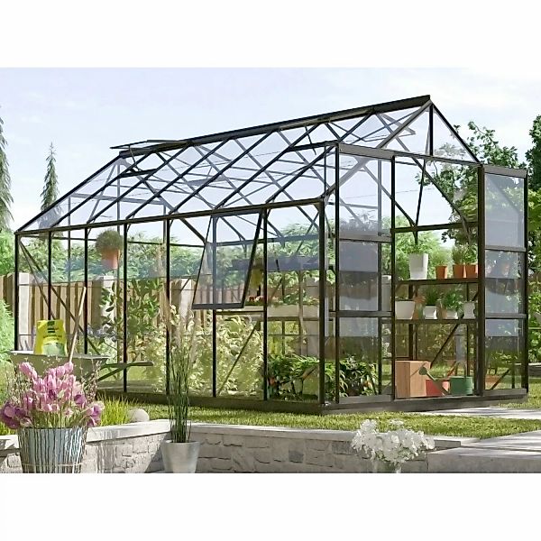 Vitavia Gewächshaus Jupiter 11500 Schwarz 11,5 m² günstig online kaufen