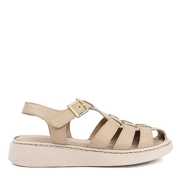 Celal Gültekin Modische Damen-Ledersandalen im Fisherman-Stil günstig online kaufen